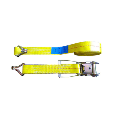 Beli WLL 3335 LBS Polyester Heavy Duty Ratchet Mengikat Tali Dengan Label Biru / Putih online manufacture