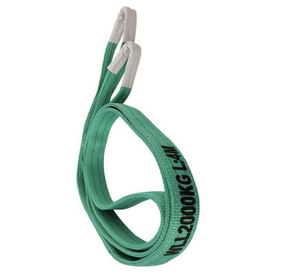 Beli Anyaman Poliester Webbing Sling 2T Tali Angkat Poliester Dengan Dua Mata online manufacture