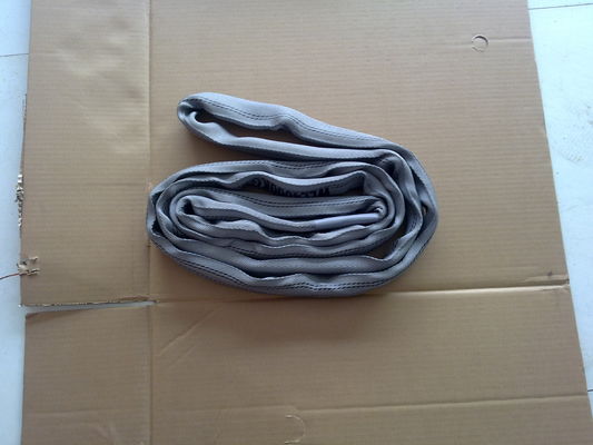 Beli Abu-abu 4000kg Polyester Endless Round Sling Low Elongation Untuk Barge online manufacture