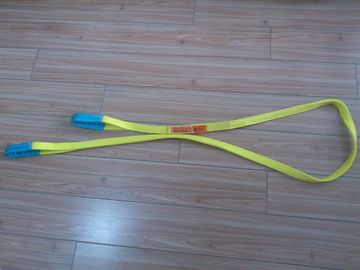 Beli 1 Inch Duplex Anyaman Sling, Polyester Anyaman Lifting Slings Dengan Orange Label online manufacture