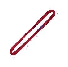 Beli Red Heavy Duty Polyester Round Sling, 5 Ton Lifting Straps Logo Dapat Dicetak online manufacture