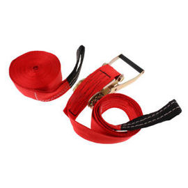 Beli Pelatihan Balance Polyester Tali Ketat Tali, WLL 30KN Ratchet Strap Tightrope online manufacture