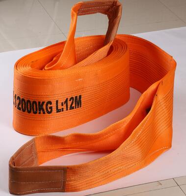 membeli 12 Ton 7:1 Double Eye Webbing Sling Produsen. CE / GS Sertifikasi Polyester Lifting Sling Supplier di Cina pembuatan online