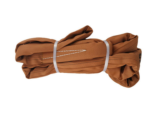 Beli Tali Sintetis Sling Mata dan Mata Kinerja Tinggi Gaya Tanpa Ujung Warna Coklat online manufacture