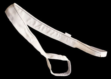 Beli Warna Putih Poliester Anyaman Datar Sling TSEWS1000 Double Plies Sling online manufacture