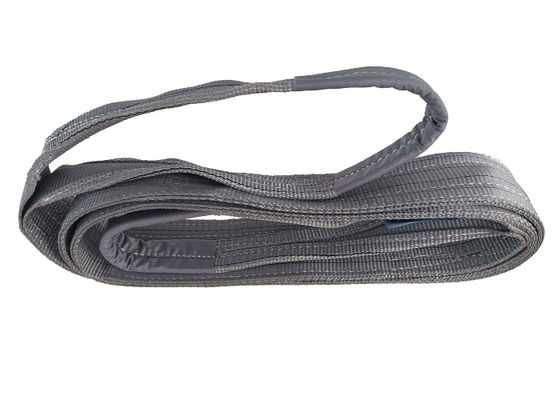 Beli Panjang Custom Flat Eye Sling / Flat Woven Pattern Safety Slings Untuk Angkat online manufacture