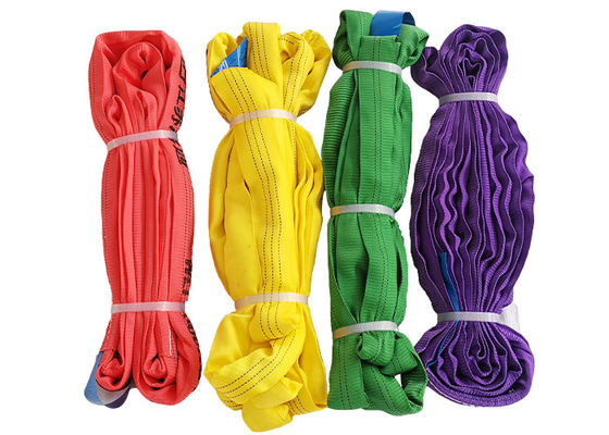 Beli Anti Abrasi Polyester Lifting Sling 6T/5T/4T/3T/2T/1T Dengan Mudah Rigging dan Penyimpanan online manufacture