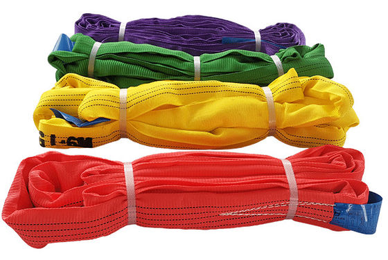 Beli Soft Polyester Endless Round Sling Polyester Webbing Sling Untuk Angkat online manufacture