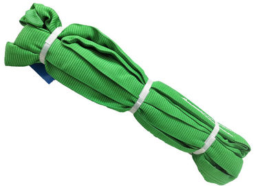 Beli Sling Lifting Industri Tahan Lama Polyester Endless Slings Warna Hijau EN1492-1 2000 online manufacture