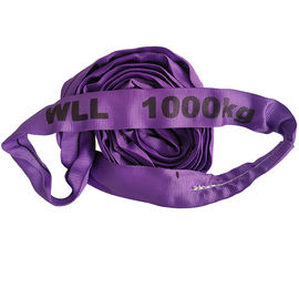 Beli 43mm Lebar Polyester Anyaman Sling Tali Pengangkat Industri Efisiensi Tinggi online manufacture
