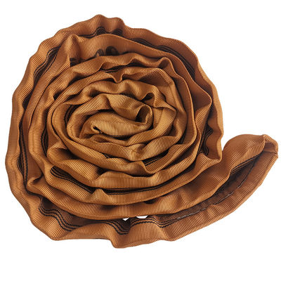 Beli 6T Brown EN1492-2 Polyester Endless Round Sling Untuk Industri Tubing & Pipe online manufacture