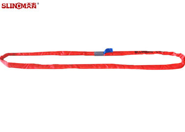 Beli Red 5T Polyester Endless Round Sling EN1492-2 Tali Pemulihan Tugas Berat Dengan Logo Dicetak online manufacture
