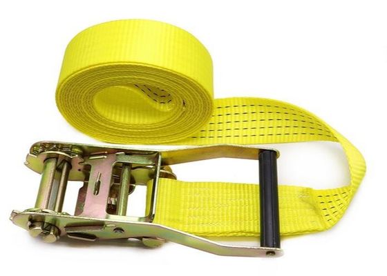 Beli Tali Lashing Webbing Kuning Dengan 100% Bahan Pinggang Benang Polyester Kekuatan Tinggi online manufacture