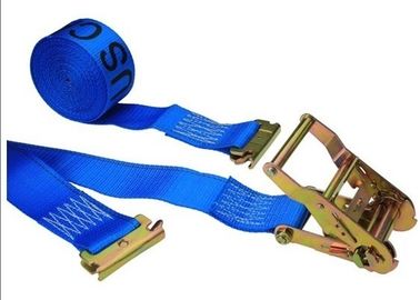 Beli 50MM Polyester Ratchet Tie Down Straps LC2500 DN EN12195-2 Ketahanan Asam online manufacture