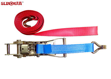 Beli Tali Ratchet Biru Tugas Berat, Tali Dasi Bawah Kunci yang Dikunci EN12195-2 Standar online manufacture