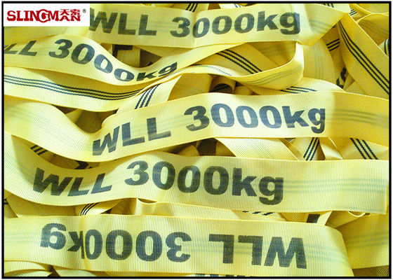 Beli EN1492-2 Polyester Soft Lifting Sling, Tali Pengangkat 3 Ton yang Seamless online manufacture