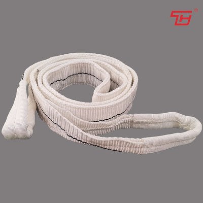 Beli Kode Warna Duplex Lifting Pulley Polyester Flat Webbing Sling 25mm 300mm 1T online manufacture