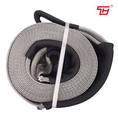 Beli 12ton Car Traction Nylon Heavy Duty Tow Straps Untuk Pemulihan Kinetic Truk online manufacture