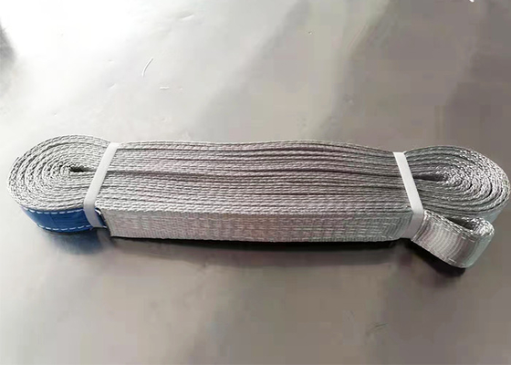 Beli Sling Anyaman Poliester Tak Berujung Berkekuatan Tinggi 3T 4.0T 7.62mtr Untuk Port Hoisting online manufacture