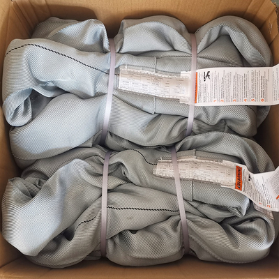 Beli ASME B30.9 Grey Polyester Lifting Sling Putaran Tugas Berat Vertikal 32000 LBS online manufacture