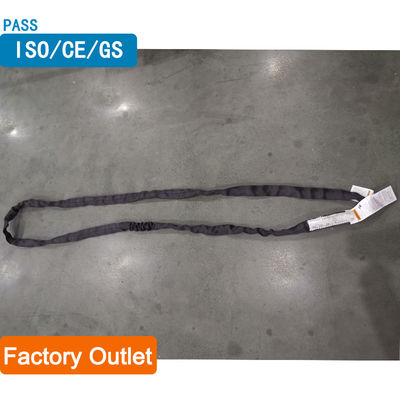 Beli Jacket Twill Weave Poliester Round Sling Hitam Tugas Berat Vertikal 2 ton online manufacture