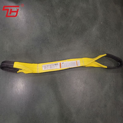 Beli 9800 # / inci 2Ply Black Edge diobati di kedua sisi poliester web sling Twisted mata mudah digunakan online manufacture