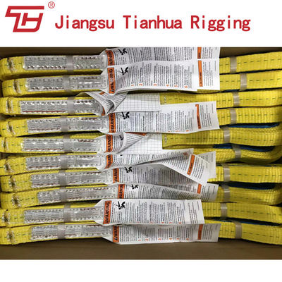 Beli Heavy Duty Lifting Polyester Lifting Sling Diameter 28mm Warna oranye Cocok untuk aplikasi industri online manufacture